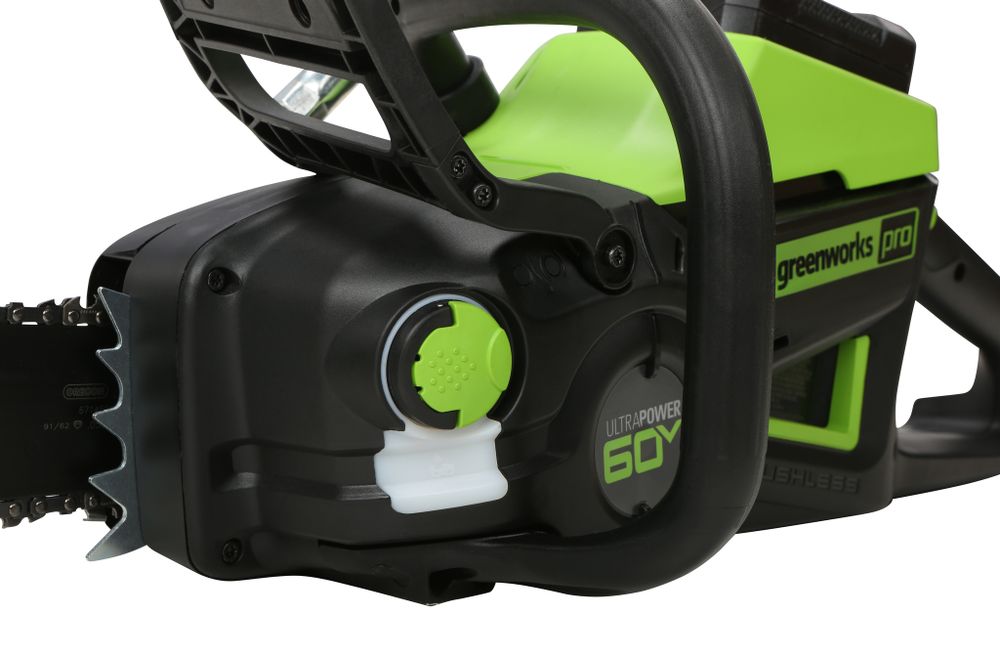 Цепная пила аккумуляторная Greenworks GD60CS25 Арт. 2008907, 60V, 40 см, бесщеточная, 2500 Вт, без АКБ и ЗУ