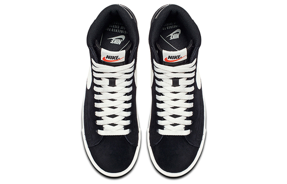 Кроссовки Nike Blazer Black Suede (Женская размерная сетка)