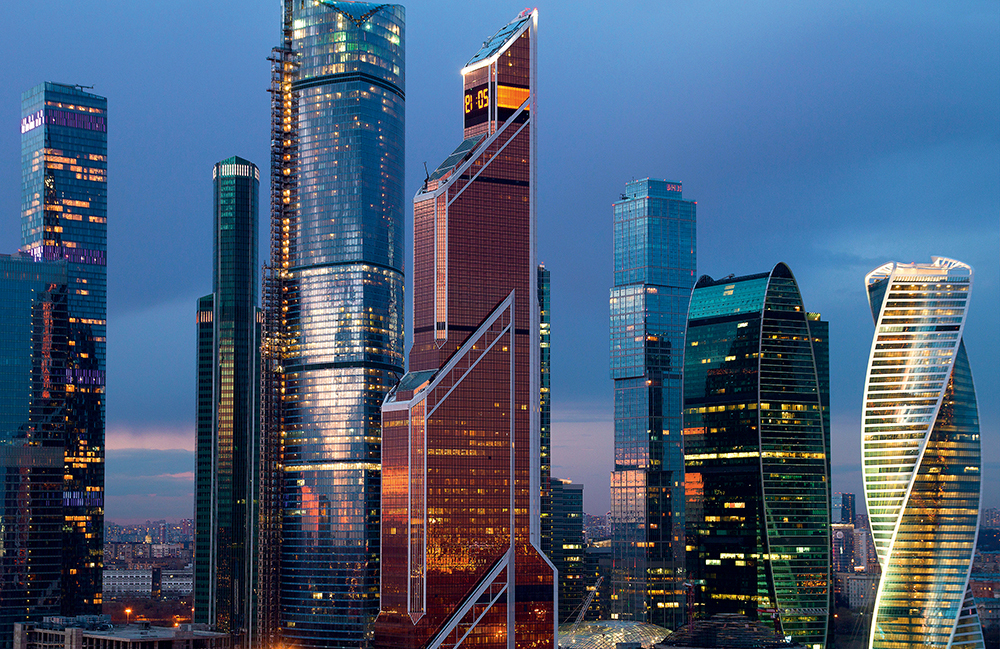 Календарь трехсекционный на 2026 год, "Москва Сити"