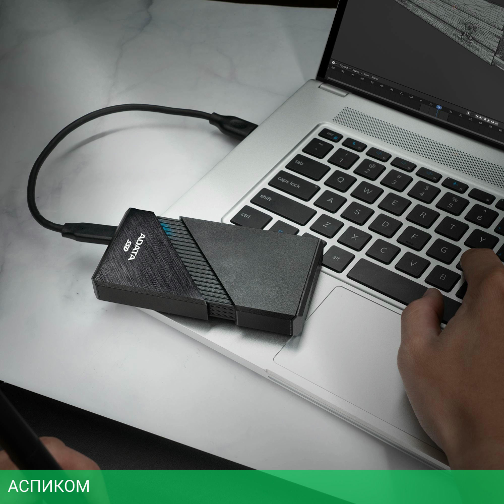 Внешний накопитель A-Data 4TB EXT (SE920-4TCBK)