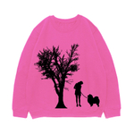 Свитшот "Прогулка с Чау"