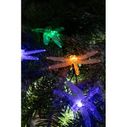 Садовая гирлянда ЭРА ERASF22-16 Стрекоза на солнечной батарее 5,8 м