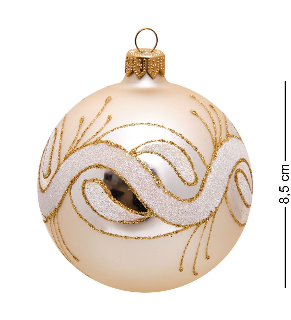 Элита НФШ-1220/1 Набор ел.украшений Шар 2шт «Радужный» 85 мм