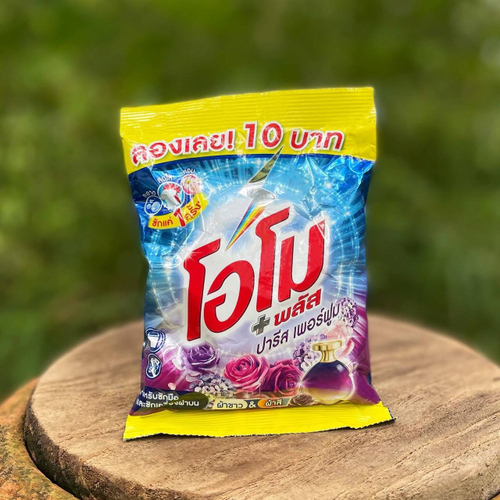 Тайский бесфосфатный парфюмированный стиральный порошок для белого и цветного белья Аромат Парижа, OMO