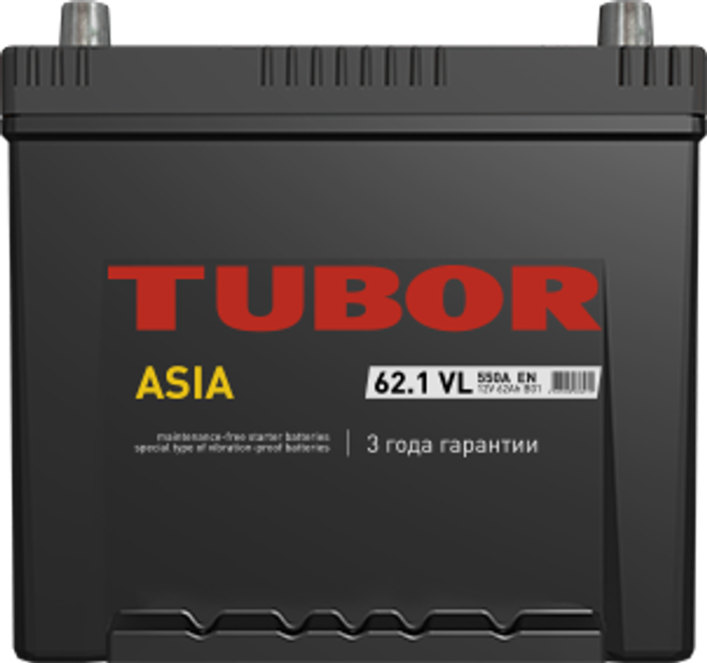 TUBOR Asia STANDART 6СТ-62 аккумулятор