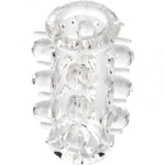 Насадка на пенис с бусинами и усиками (прозрачный) (Цвет: прозрачный)