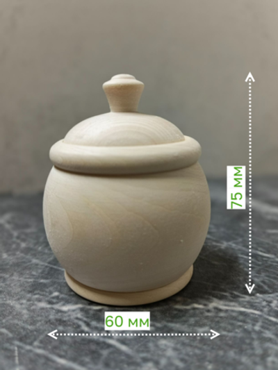 Солонка №8, заготовка 75*65 мм