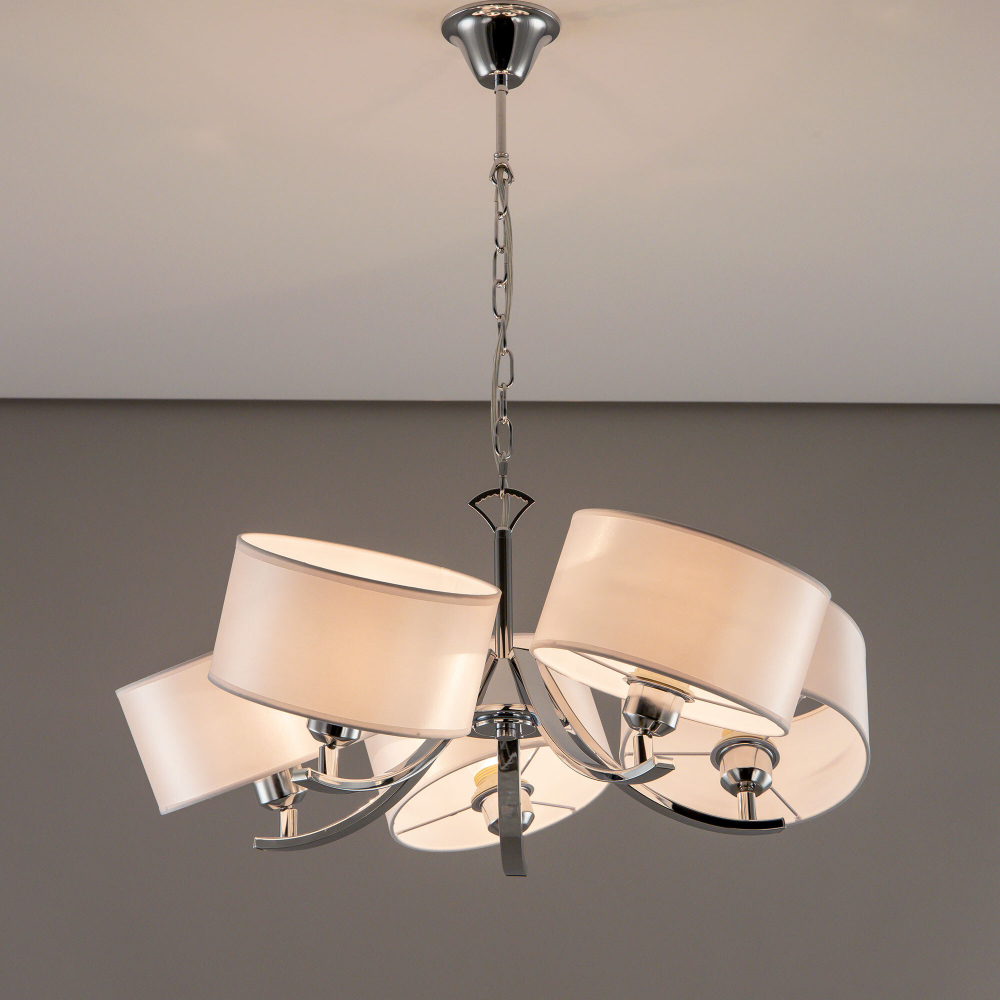 Citilux Эвита CL466150 Люстра подвесная с белыми абажурами