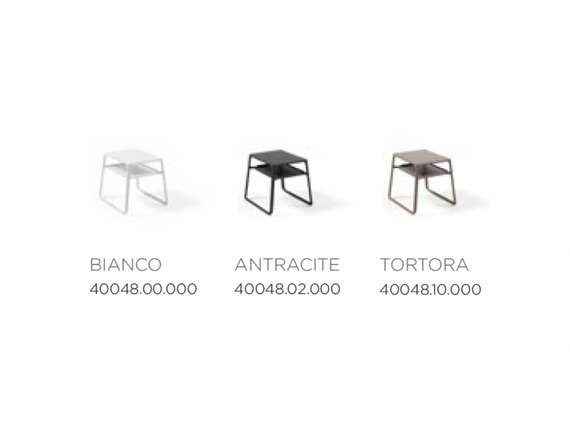 Пластиковый столик Pop коричневый