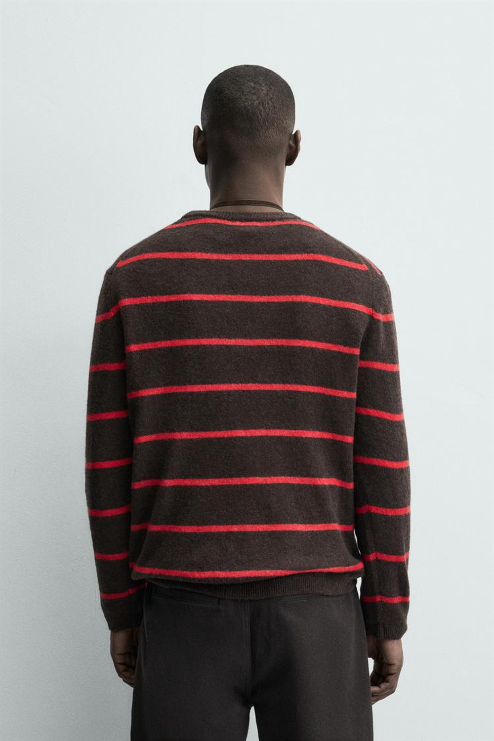 ZARA ШЕРСТЯНОЙ СВИТЕР В ПОЛОСКУ, ПОЛОСКИ