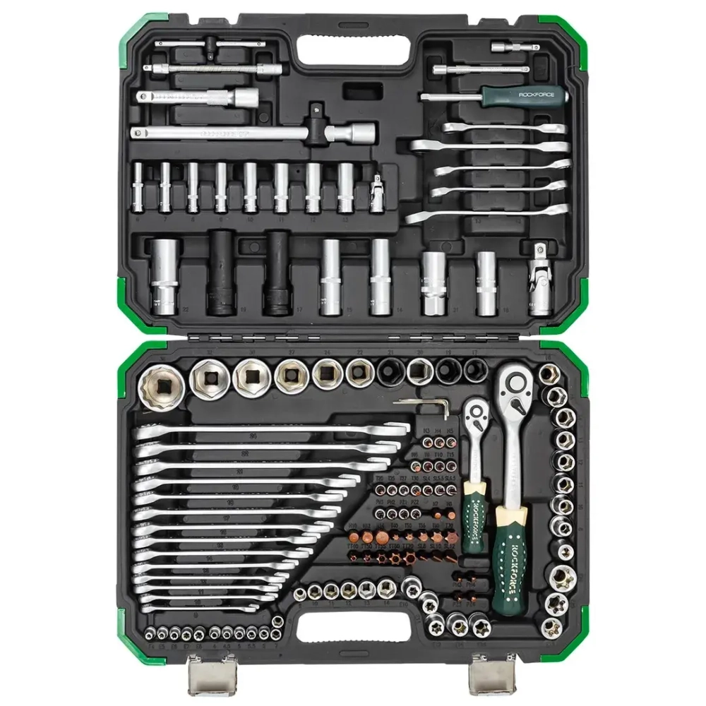 Набор инструментов 125+6пр. 1/4'', 1/2'' (6гр.)(4-32мм) RockFORCE RF-41252-5 Premium