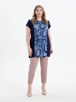 Блузка футболка удлиненная