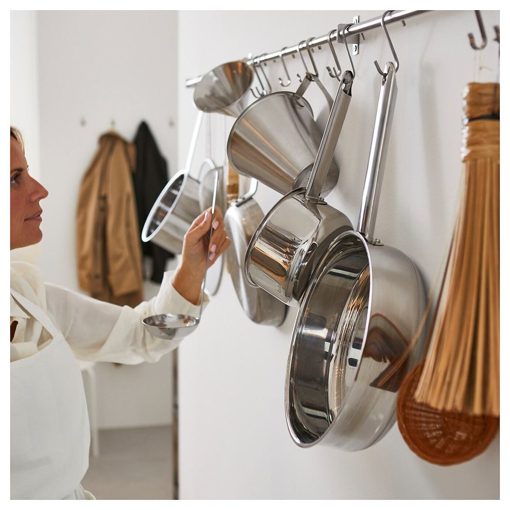 Набор крючков IKEA OBONAS (ОБОНАС), Нержавеющая сталь, 5 шт