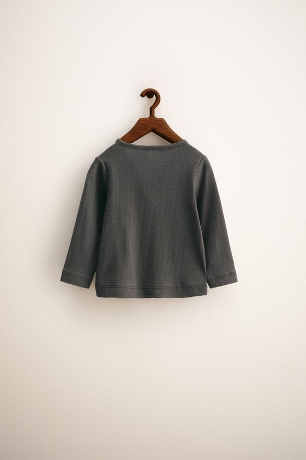 ZARA TIMELESS — ФУТБОЛКА-КИМОНО В ТЕХНИКЕ «ПОИНТЕЛЬ», АНТРАЦИТОВО-СЕРЫЙ