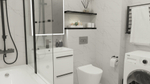 Плитка настенная Axima Монако 25x50 см 1.25 м² матовая цвет белый