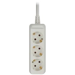 Удлинитель электрический ЭРА U-3e-7m-3x1,5 с заземлением 3 розетки 7м ПВС 3x1,5мм2 16А