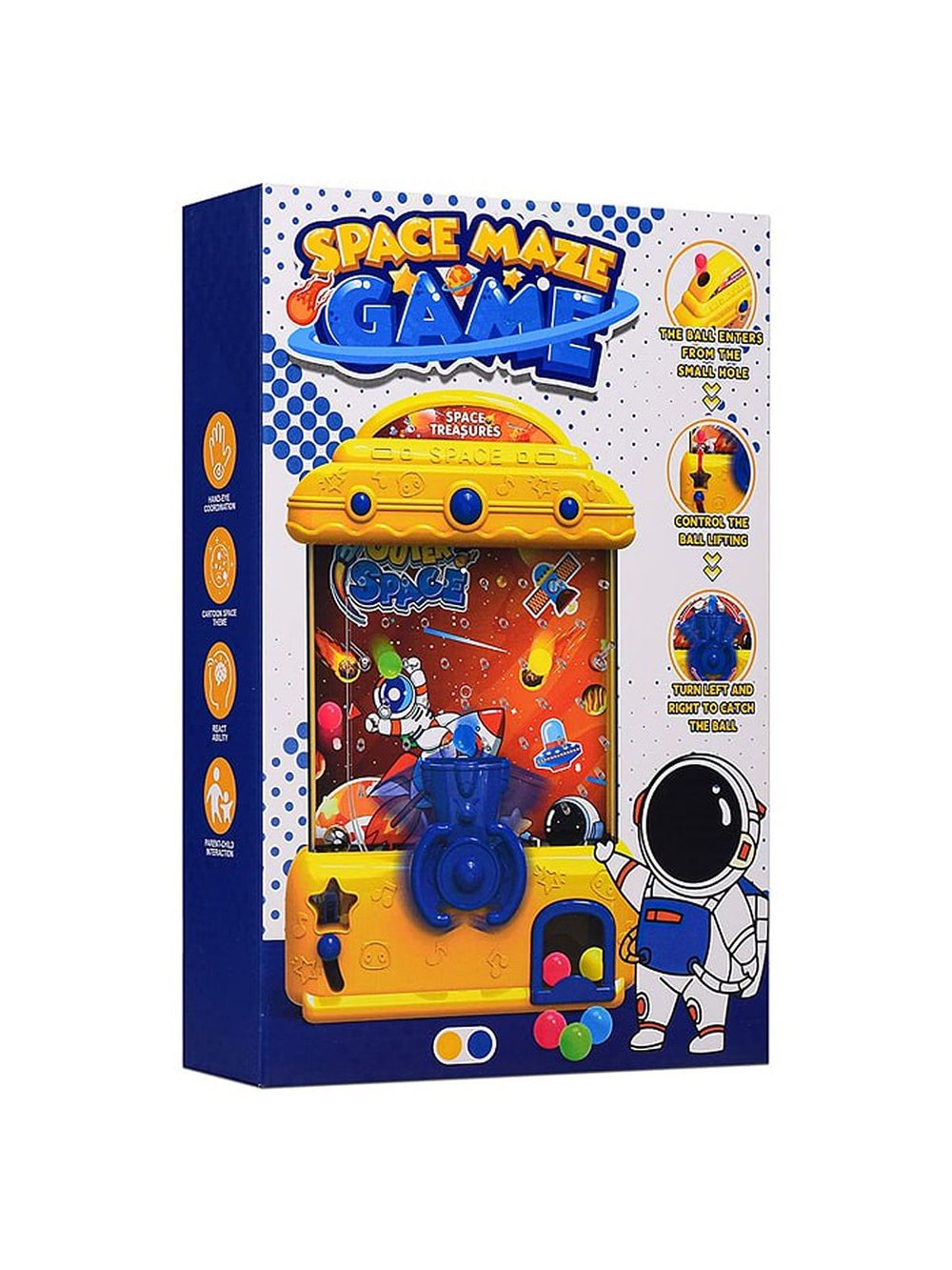 Игра пинбол Космос цвет жёлтый (3506)