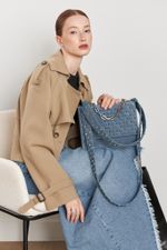 BAD GIRL LARGE BAG BLUE