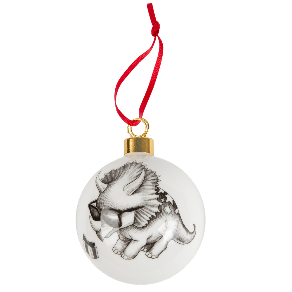 Шарик новогодний 8см Rory Dobner Dino