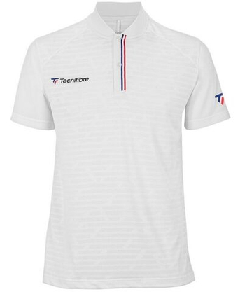 Мужское теннисное поло Tecnifibre Polo F3 - белый