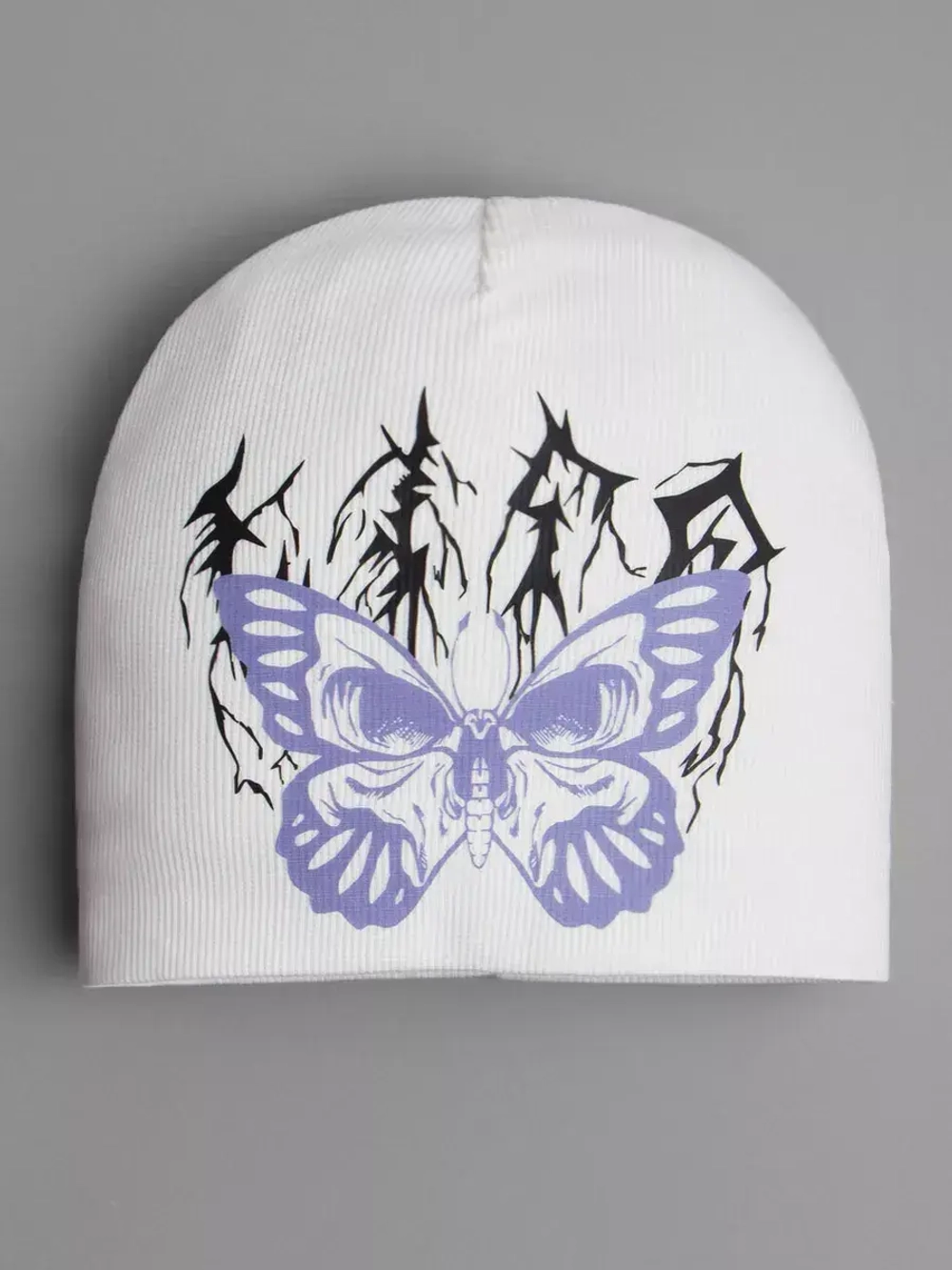 Шапка для девочки трикотажная осенняя y2k