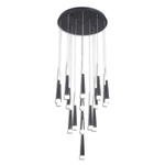 Citilux Вегас CL227161 LED Люстра каскадная Чёрная