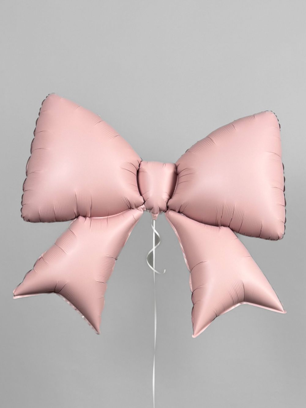 К Шар (39''/99 см) Фигура, Бант, Розовый, Сатин(БГ-46)  Изображение2