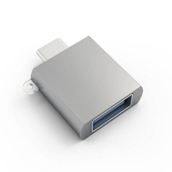 Адаптер Satechi Aluminum USB-C - USB-A 3.0 (ST-TCUAM) Space Gray