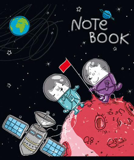 Тетрадь А5 48л кл. ПЗБМ "Полетели!" ВД-лак*