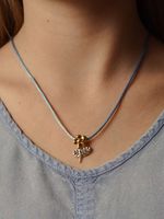 Подвеска Цветочек на шнурке