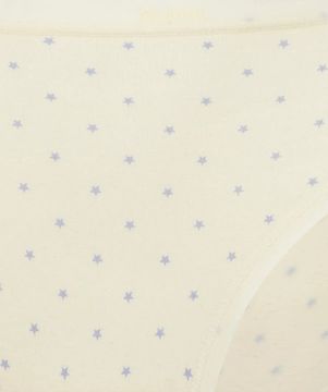 Женские трусы спорт (3шт) Atlantic 3LP-200,экрю + темно-синий + голубой