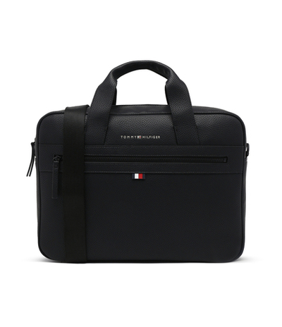 Сумка для ноутбука 17" ESSENTIAL PU COMPUTE Tommy Hilfiger - черный(AM0AM09507)