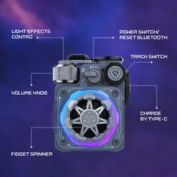 Беспроводная колонка Muzen Sticker красная