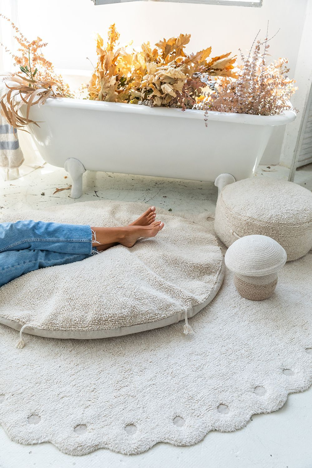 Ковер Lorena Canals Picone Ivory (130 x 180 см)