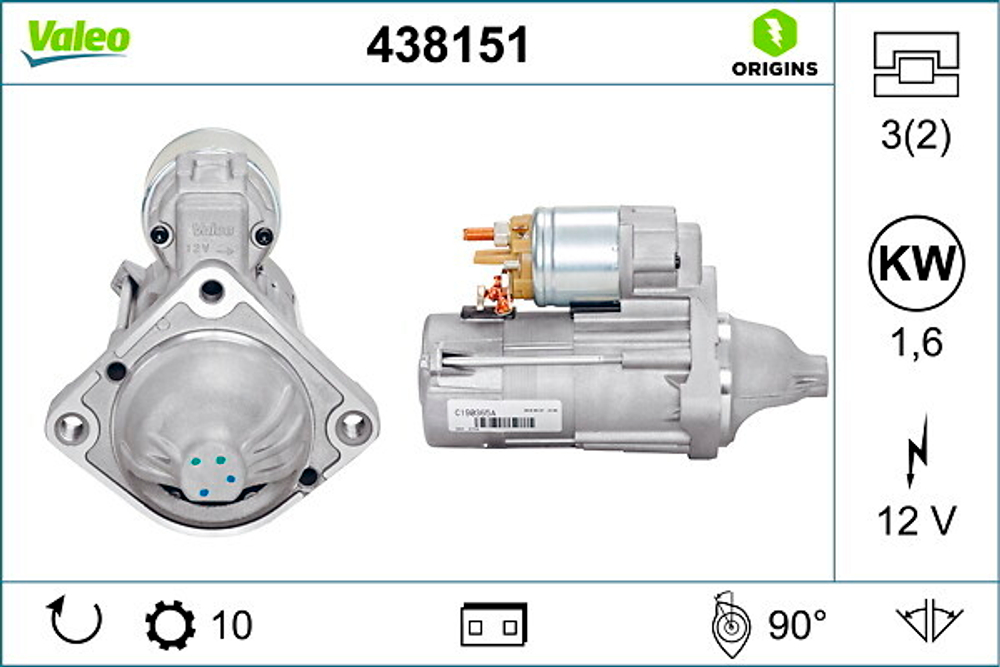 VALEO - 438151-VAL - Starter