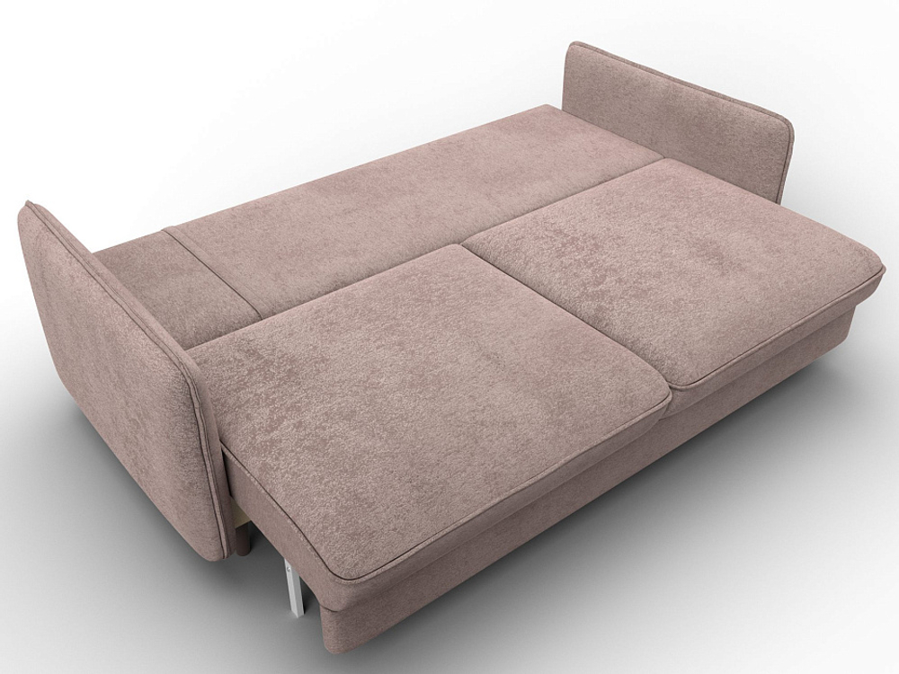 Диван прямой Лига-064 НПБ ВЕЛЮР TOWER 05 бежевый