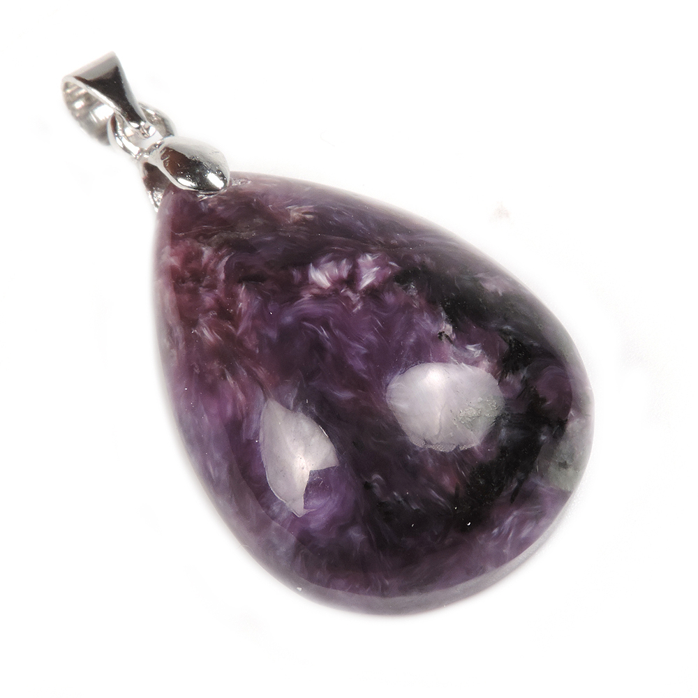 Кулон "Капля №5" чароит