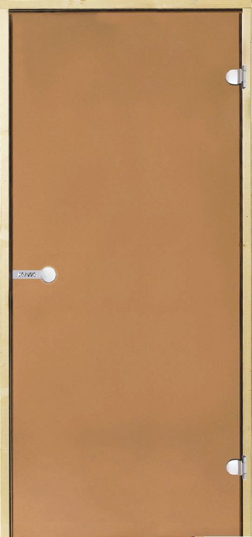 HARVIA Двери стеклянные 8/19 коробка сосна, бронза D81901M