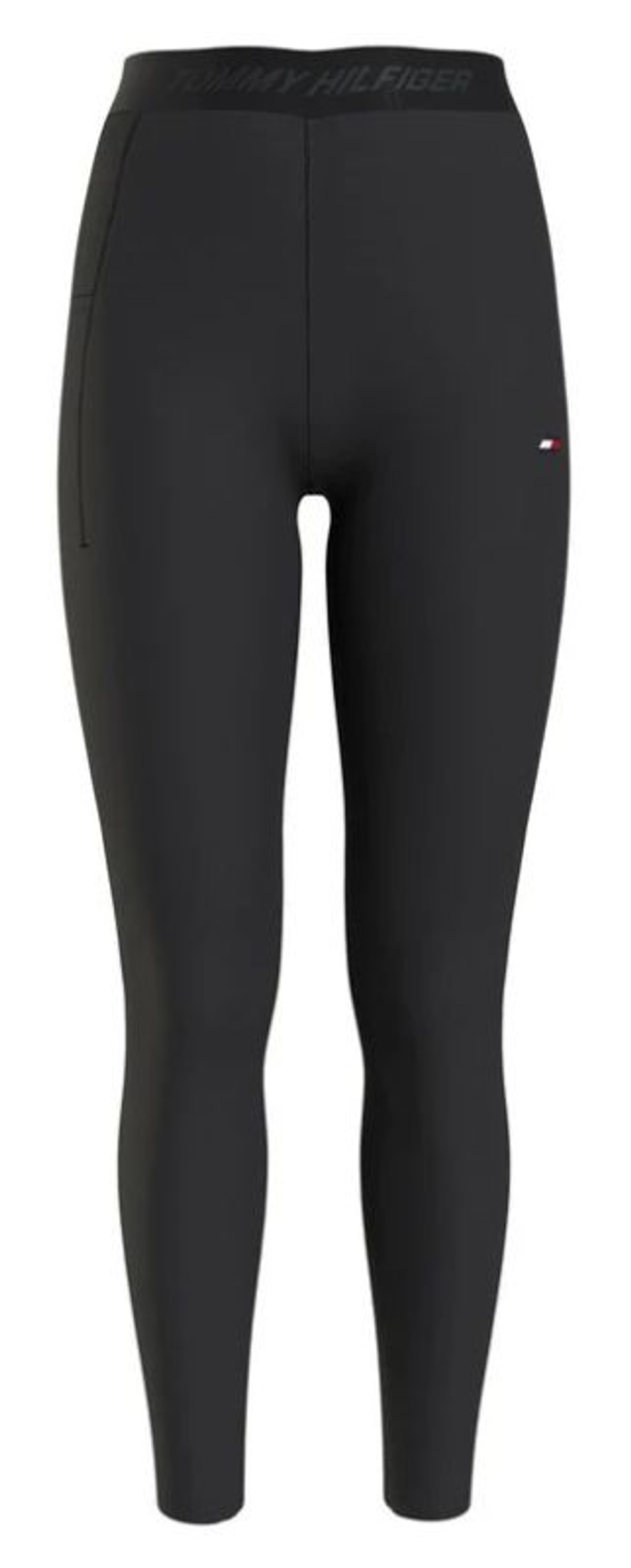 Леггинсы Tommy Hilfiger HW Branded Tape Ess Legging 7/8 - black