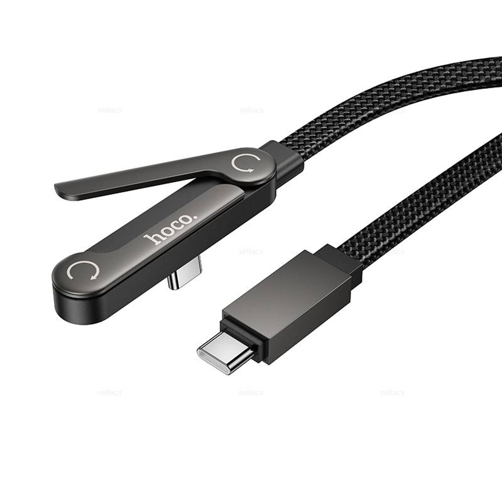 Hoco U150 Exquisite 60W зарядный дата кабель Type-C на Type-C