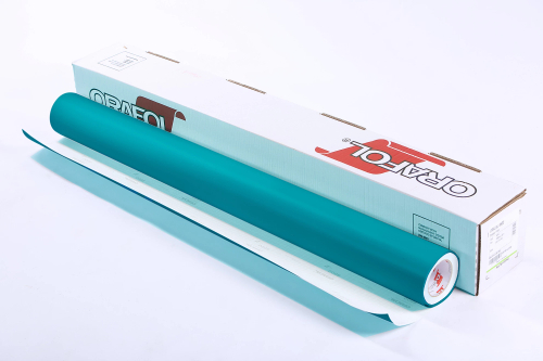 Пленка самоклеящаяся Oracal 8500 F 066 1,26*50 м бирюзово-синяя транслюцентная
