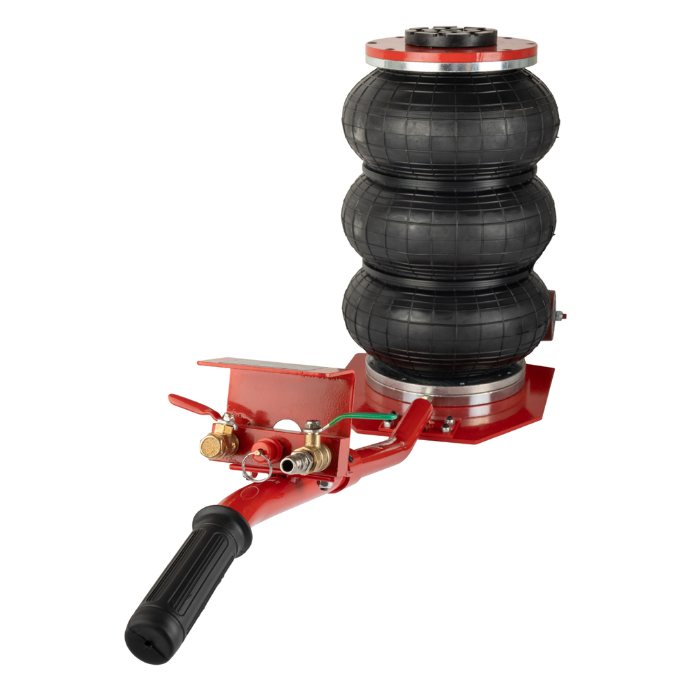 WDK-81813B Домкрат пневматический подкатной, г/п 3 т, 135-435 мм, с удлинённой рукоятью