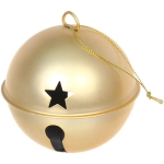 Новогодний шар «Бубенчик» 8.5 см, Золото