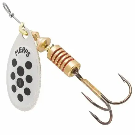 MEPPS Блесна Aglia Decoree Points Noirs №1 3,5г AG/черные точки