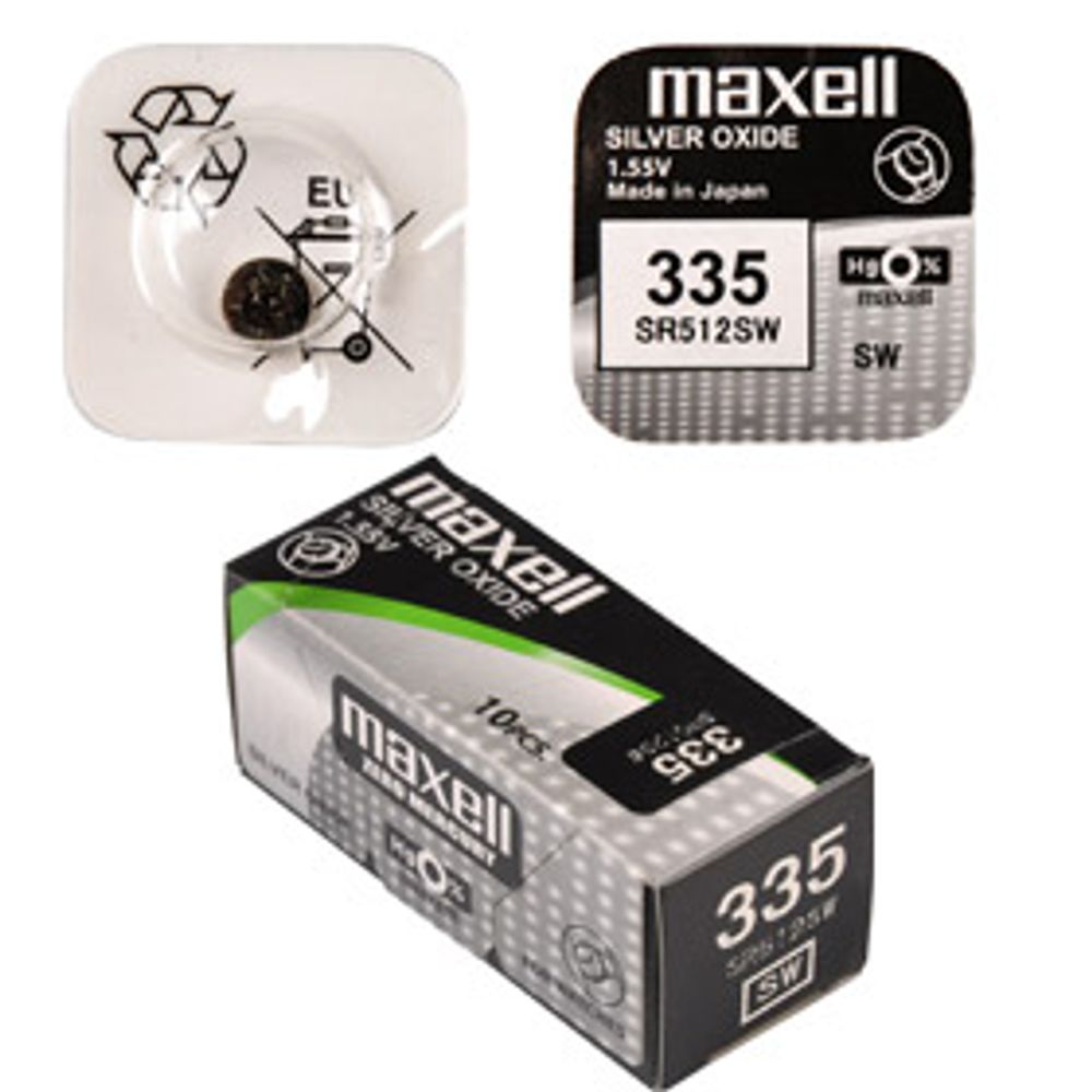 Элемент питания MAXELL SR512SW (335) BL-1