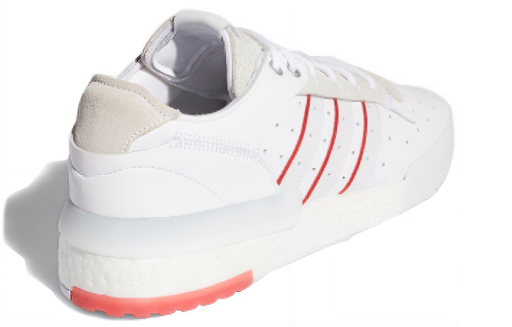 Adidas originals Rivalry Rm Low non-slip wear-resistant lightweight low-top sneakers for men and women the same style white and red