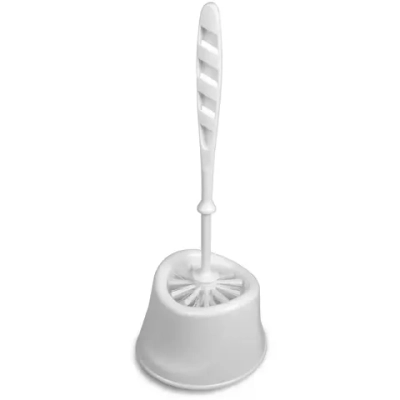 Набор туалетный ерш на подставке «Капри» белый С336БЕЛ