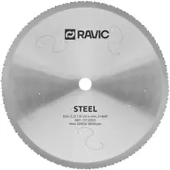 Диск пильный TCT по стали Ravic, 355×25,4 мм, Z=66, арт. 210.0355