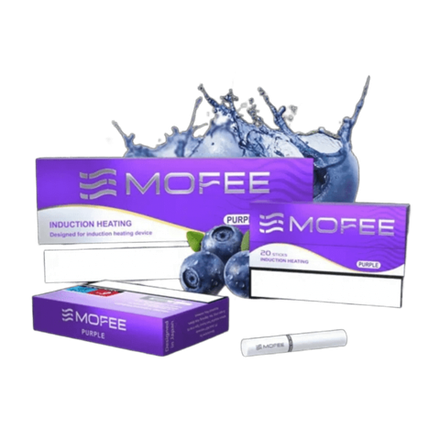Mofee Purple - табак с черникой и ментолом - Швейцария (блок - 10 пачек)