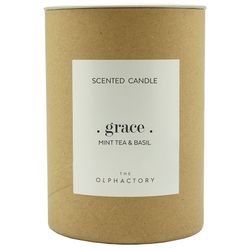 Свеча ароматическая The Olphactory, Grace, Mint tea&Basil, 40 ч